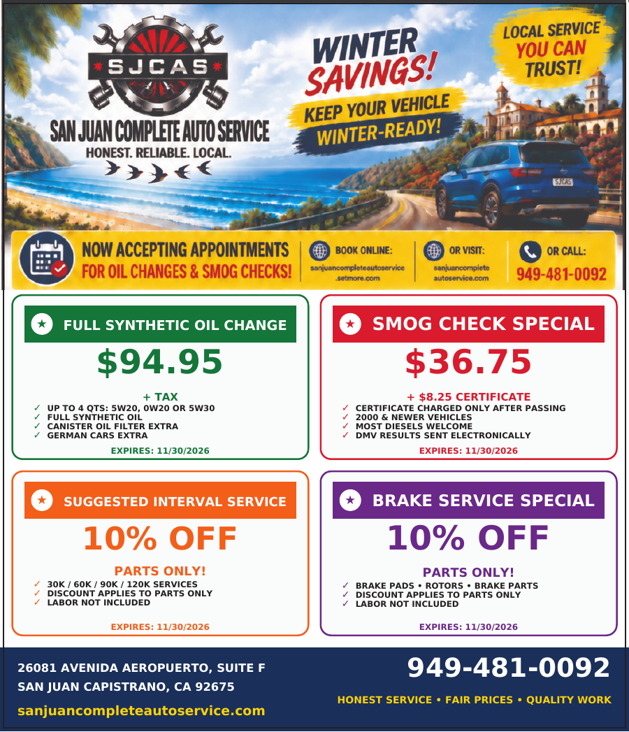 Winter Savings